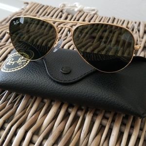 Ran Ban polarized gold rim aviators